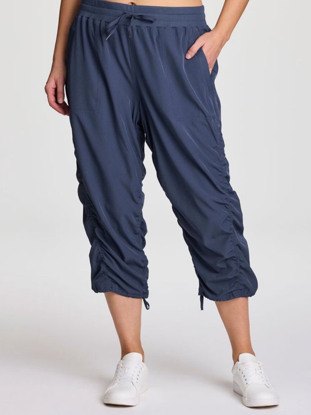 RBX Plus Size City Stretch Lumen Capri Size 2X  NWOT  Smokey Blue